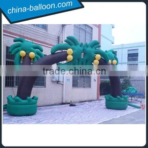 Attractive Inflatable Coconut Tree Model/Vivid Inflatable Christmas Tree Arch for Yard Decoration thumbnail-1