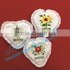Heart Flower Design Fragrant Bags With Embroidery for Air Fresh Powder Sachet thumbnail-1