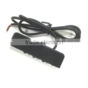 4x Universal Motorcycle Black 5 LED Turn Signal Indicators Blinker Amber Light thumbnail-2