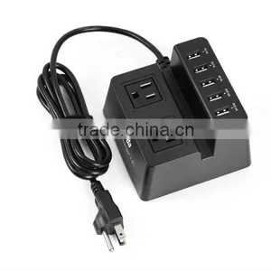 Trusda OEM/ODM High Quality US 5Ports Extersion Socket AC Adapter thumbnail-2