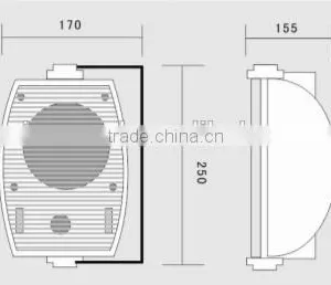 FT-205 Professional Indoor and Out Door Wall Speaker, pa Speaker thumbnail-4
