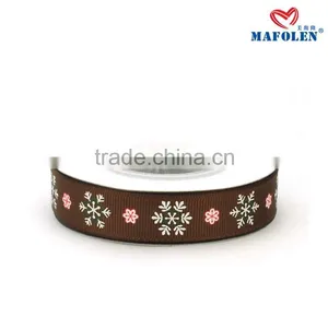 Guangzhou Rgb Packing co 2015 New Products Christmas Grosgrain Flower Pattern Ribbon thumbnail-6