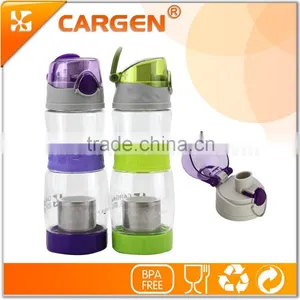 China Supplier Hot Sale Portable Flip Lid Bottle With Tea Infuser thumbnail-6