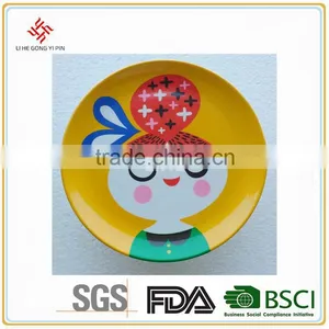 2016 New Fashionable Style Hotel Cartoon Melamine Plate thumbnail-1