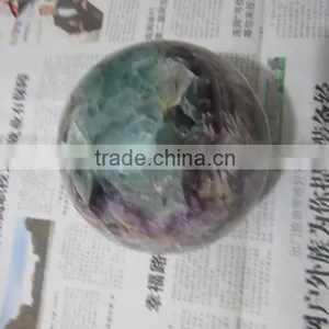 Promoted Customed Hone Decor Natural Fluorite Crystal Ball thumbnail-3