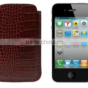 Case for IPhone 4 Crocodile Style Leather thumbnail-1