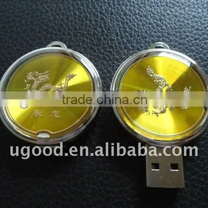 Wholesale Mental Flash Drive Usb for Gift and Promation,OEM Mini Round Flash Drive Usb With High Quality and Competitive Price thumbnail-1