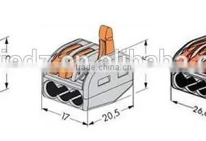 Hole 5 PCT-215 Wire Connector Soft Hard Wires Universal Terminal Line Pressing Cap Fast Connection PCT 215 thumbnail-4