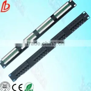 19 Inch 48 Ports RJ45 Cat6 Utp Network Rackmount Patch Panel/utp Cat6e Patch Panel thumbnail-2