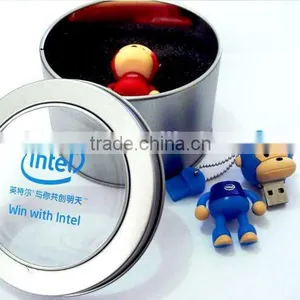 Monkey Animal Shape PVC Usb Flash Drive Thousands Models,Custom Promotional Gift Memory Stick With Metal Case Free Sample thumbnail-3