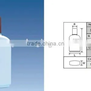 100ml HDPE Screw Cap Body Lotion Bottle thumbnail-2