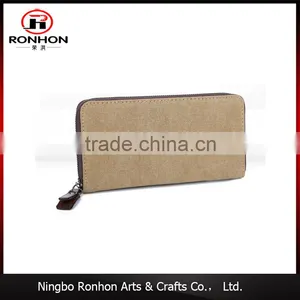 Long Zipper Canvas Wallets for Teens thumbnail-1