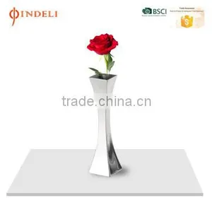 2016 New Style Home Decoration Stainless Steel 7.5inch Flower Vase thumbnail-1