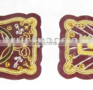 Hand Embroidered Badges , Emblems , Crest , Insignias , Patches thumbnail-1