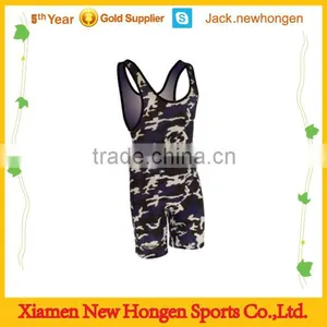 Cheap Custom Printing Wrestling Singlet thumbnail-1