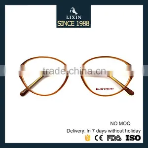 Super Light Street Fashion Acetate Reading Glasses Light Brown Acetate SM511 thumbnail-5