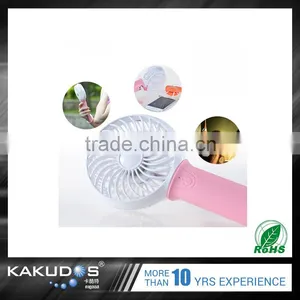 Factory Wholesale Universal Portable Operated Handheld Mini Fan Power Bank thumbnail-1