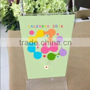 2016 Wholesale Custom Clear Acrylic Calendar Stand thumbnail-1