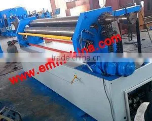 W11F-2x1600 Three Rollers Asymmetric Sheet Metal Bending Rolling Machine thumbnail-1