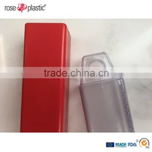 PP Transparent PVC Clear or PE Colored Empty Plastic Tubes Packaging Quadro Pack QP thumbnail-2