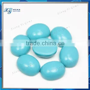 10x12mm Kawaii Cabochons Prices Turquoise Stone Beads Oval Shape Bulk Turquoise Stone thumbnail-1