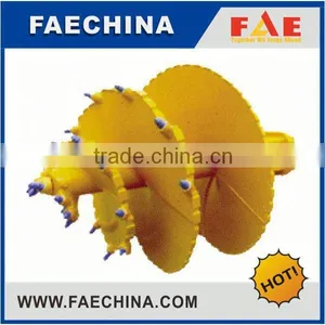 FAECHINA Bullet Teeth Spiral Auger, Rock Bits Conical Auger, Double Cutting Double Flight Conical Piling Auger thumbnail-1