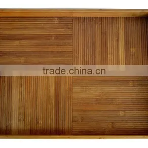 DT028/Simply Bamboo Extra Large Bamboo Wood Rectangle Serving Tray thumbnail-2