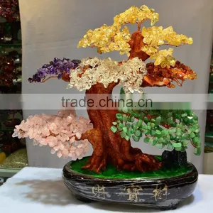 New Fashion Quartz Stone Crystal Sculpture Tree Shape thumbnail-2