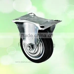 Hot Sale Furniture Wheel Medium Duty Rubber Swivel Casters thumbnail-2