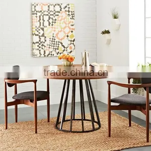 Chinese Antique Furniture Wood Round Tables 6ft thumbnail-2