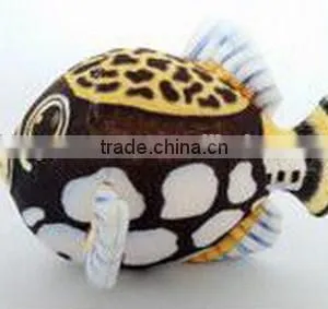 Factory Wholesale 3D Leopard Pot Fish Plush Toy Realistic Stuffed Plush Animal Leopard Pot Fish Toy Soft Toy thumbnail-1