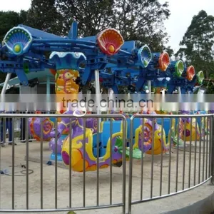 Christmas Carnival Rides New Carousel With Sea Horse for Sale thumbnail-2