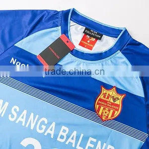 Micro-mesh Sublimation Football Jersey/custom Sublimation Sublimated Football Jersey/kids Soccer Uniforms Cheap thumbnail-4