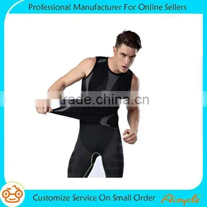 2016 Latest Sleeveless Custom Fashion Design Gym Tank Top thumbnail-3