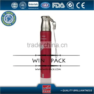 20ml 30ml Red Round Tube With Shiny Gold Screw Cap and Portable Rope thumbnail-1