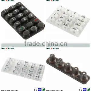 High Quality Durable Silicone Rubber Keypad for Cellphone thumbnail-6
