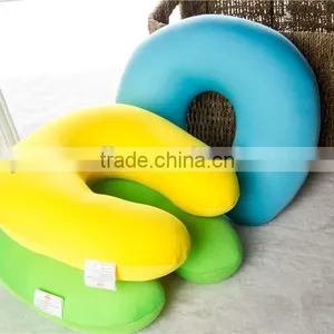 Spandex Fabric Solid Color u Shape Microbeads Pillow thumbnail-1