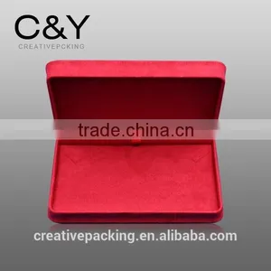 Antique Red Necklace Design Leather Jewelry Gift Box for Wholesale thumbnail-1