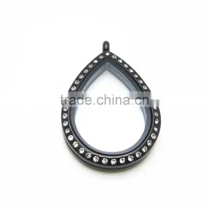 Water Drop Lockets New Design 316L Stainless Steel thumbnail-1
