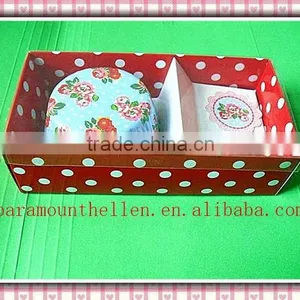 Wholesale Paper Cupcake Liners Cupcake Cases Baking Cup Plastic Tube Package for Supermarket thumbnail-1