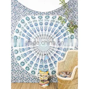 Indian Cotton Mandala Tapestry thumbnail-1