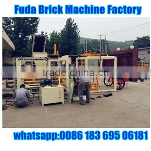 QT4-18 Full Automatic Hydraform Hollow Block Making Machine Brick Making Machine Paver Brick Machine thumbnail-5