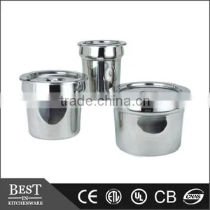 Stainless Steel Vegetable Insert Pot With Lid Soup Pot thumbnail-1