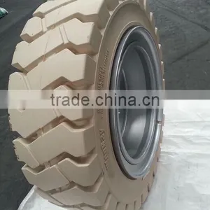 Tyre Manufacturers in China Produce Non Marking Forklift Tires White thumbnail-3