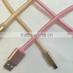 2016 New Arrival Factory Price Two Side Metal Usb Extender Cable in One Head With Two Functions for Android and IPhone Mobile thumbnail-1