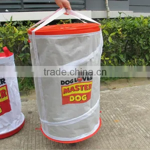 Cheap Cat Dog Food Pop up Bin Safely PVC FDA REACH Material Dog Food Bin Manuacturer thumbnail-4