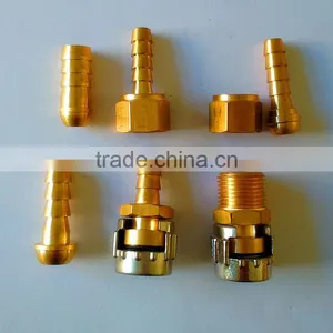 Brass Hydraulic Hose Fitting , Union PU Tbe Fitting thumbnail-5