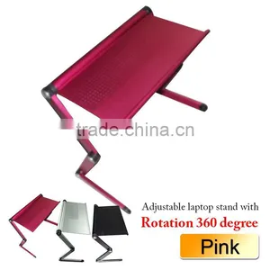 2014 Laptop Table Stand New Design Modern Recbook Computer Adjustable Desk Table for Bed and Sofa, Office Table Design thumbnail-1