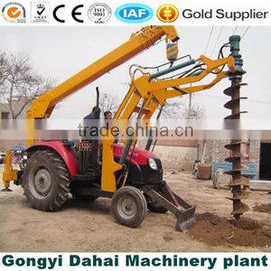 New Type 6m Earth Auger With Crane thumbnail-1