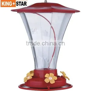 Outdoor Humming Birdfeeder With Flowers thumbnail-1